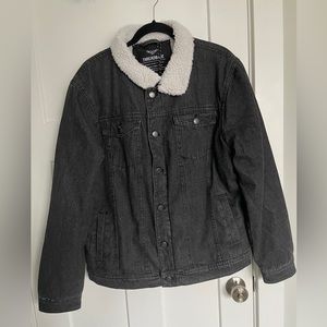 Sherpa denim jacket